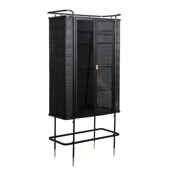 FUSSEN GLASS CABINET in a modern interior setting