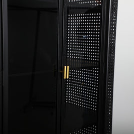 FUSSEN GLASS CABINET in a modern interior setting