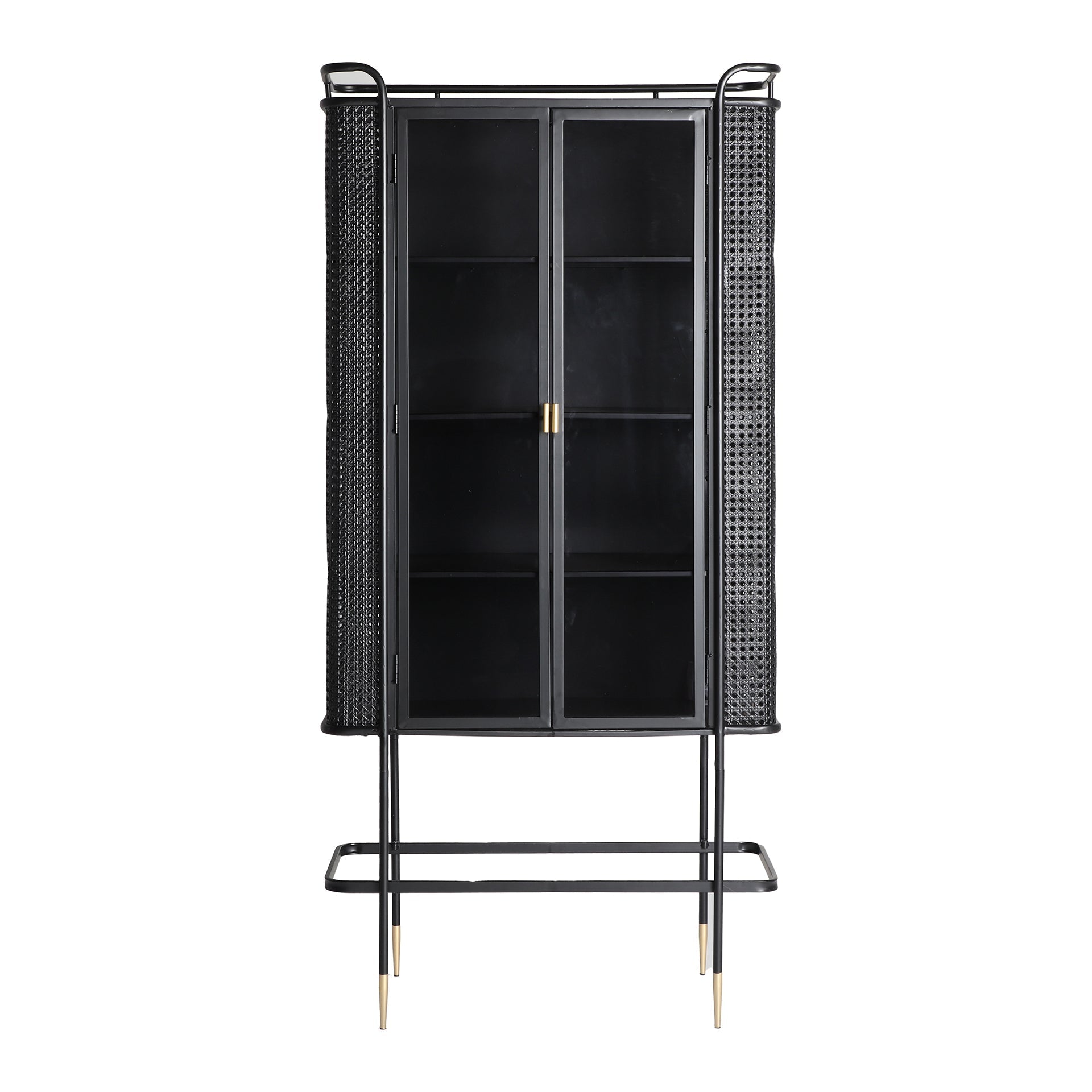 FUSSEN GLASS CABINET in a modern interior setting