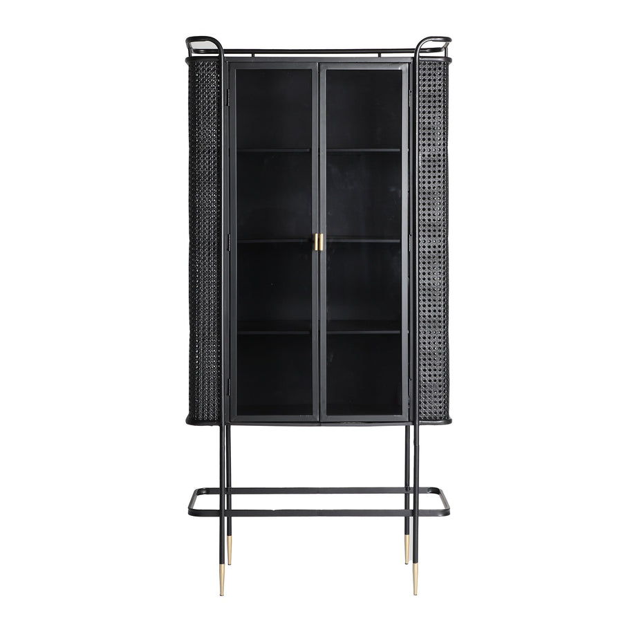 FUSSEN GLASS CABINET in a modern interior setting