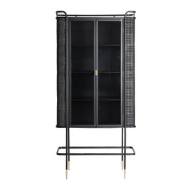 FUSSEN GLASS CABINET in a modern interior setting
