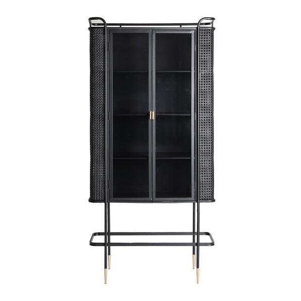 FUSSEN GLASS CABINET in a modern interior setting