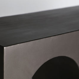 RETHEL CONSOLE TABLE in a modern interior setting