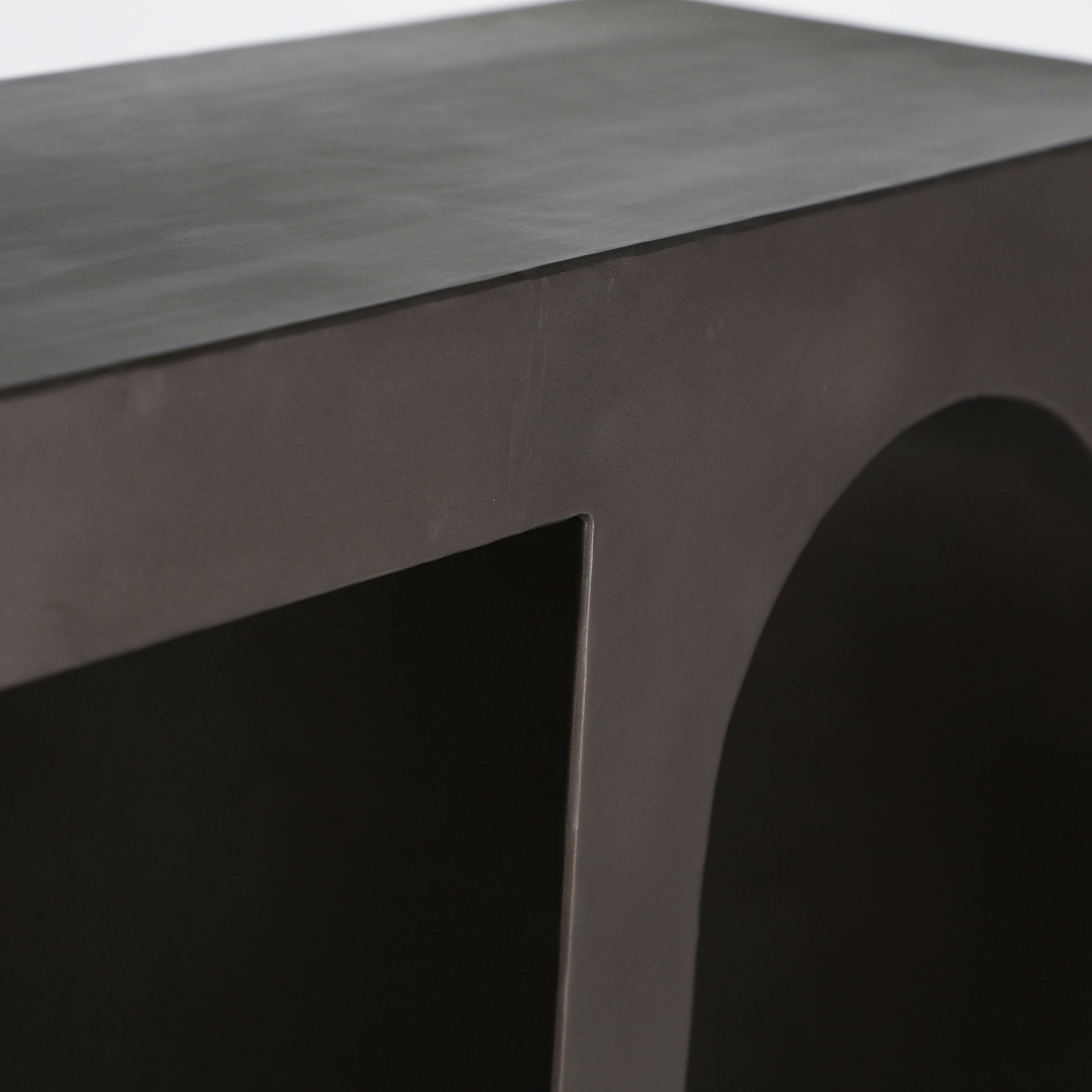 RETHEL CONSOLE TABLE in a modern interior setting