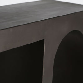 RETHEL CONSOLE TABLE in a modern interior setting
