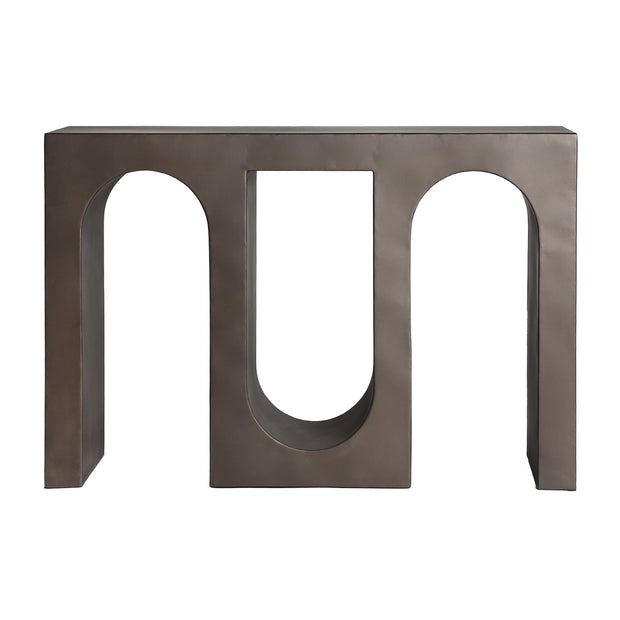 RETHEL CONSOLE TABLE in a modern interior setting