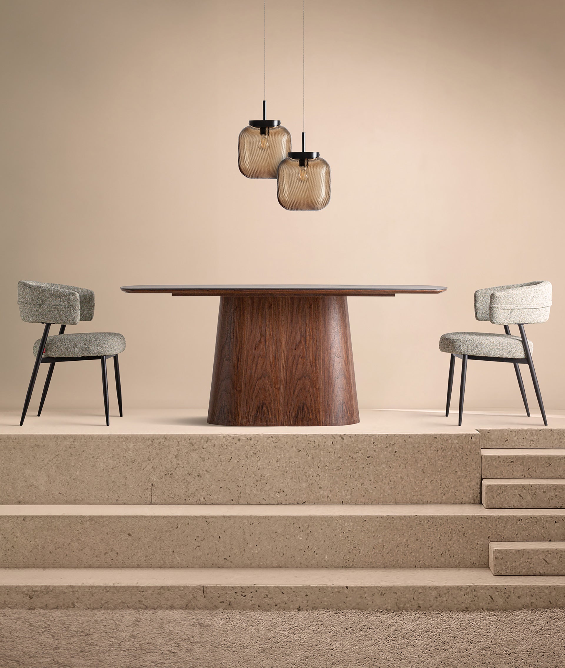 ZARIA CEILING LAMP in a modern interior setting