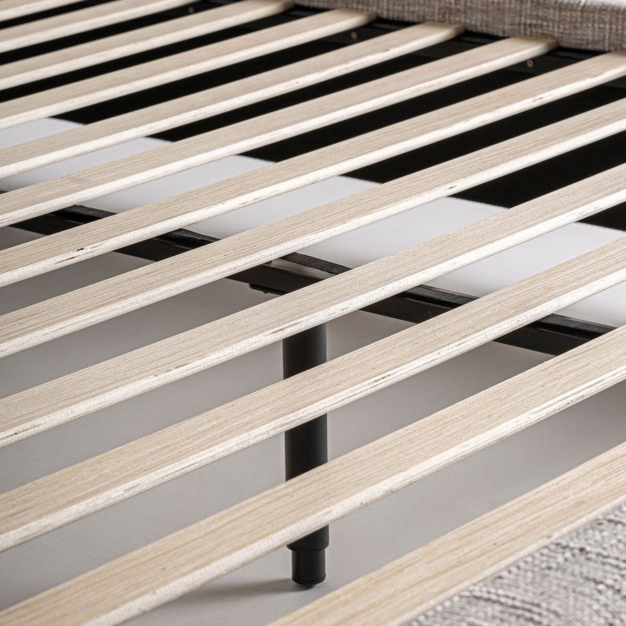 SANNES BED in a modern interior setting