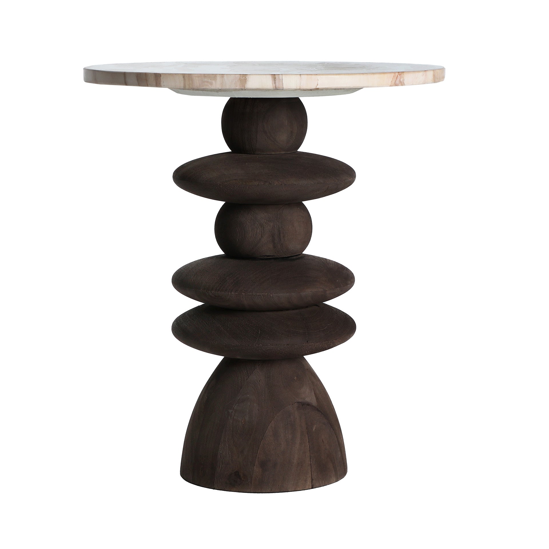 VRADS SIDE TABLE in a modern interior setting