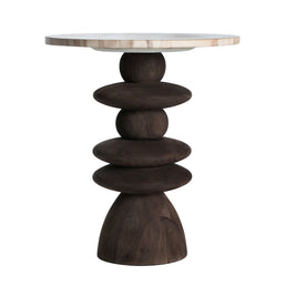 VRADS SIDE TABLE in a modern interior setting