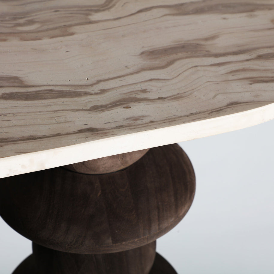 VRADS CONSOLE TABLE in a modern interior setting