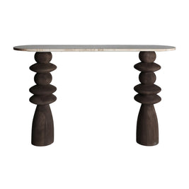 VRADS CONSOLE TABLE in a modern interior setting