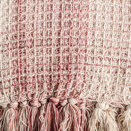 SAHELER PLAID in a modern interior setting