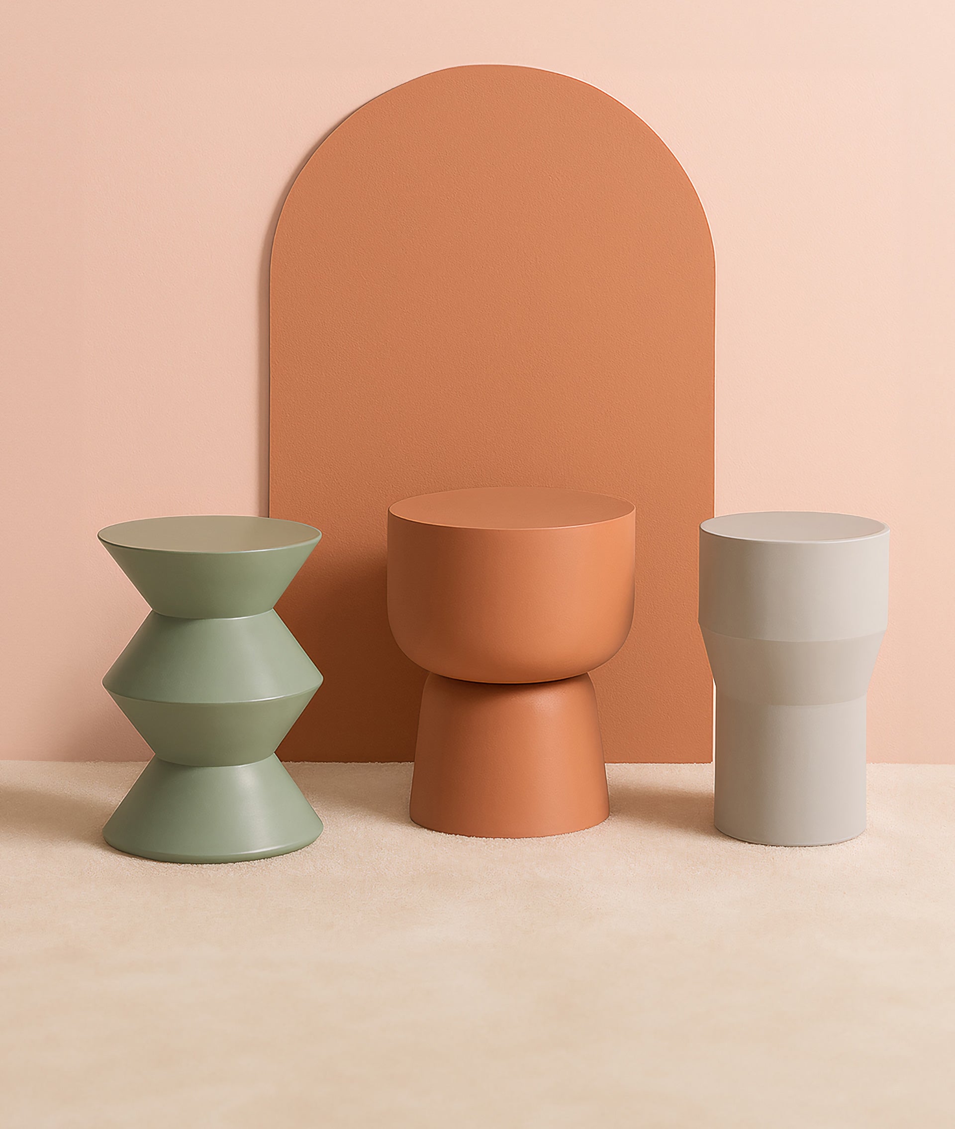 TERRA SIDE TABLE in a modern interior setting