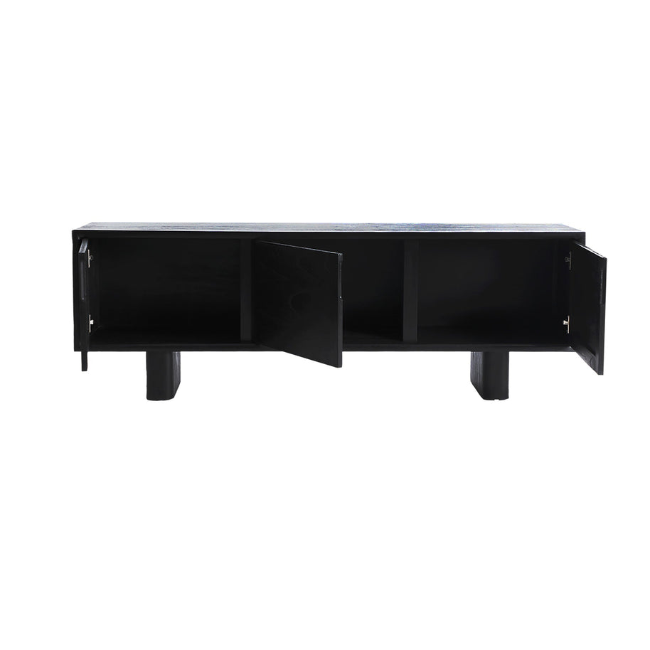 DEMMIN TV STAND in a modern interior setting