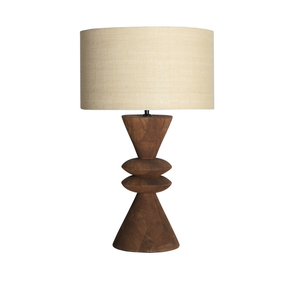 SHAMA TABLE LAMP in a modern interior setting