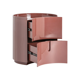RUBRA BEDSIDE TABLE in a modern interior setting