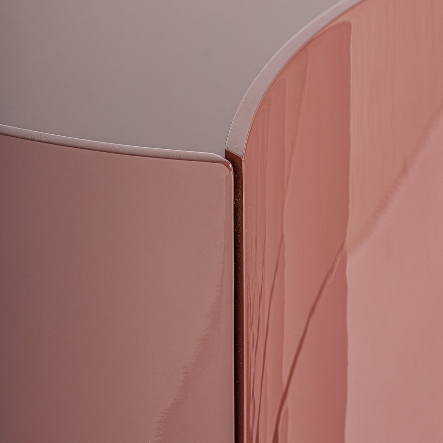 RUBRA BEDSIDE TABLE in a modern interior setting