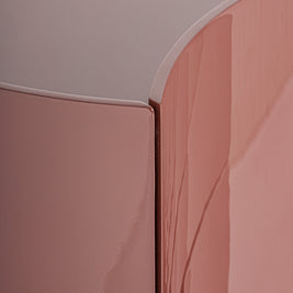 RUBRA BEDSIDE TABLE in a modern interior setting