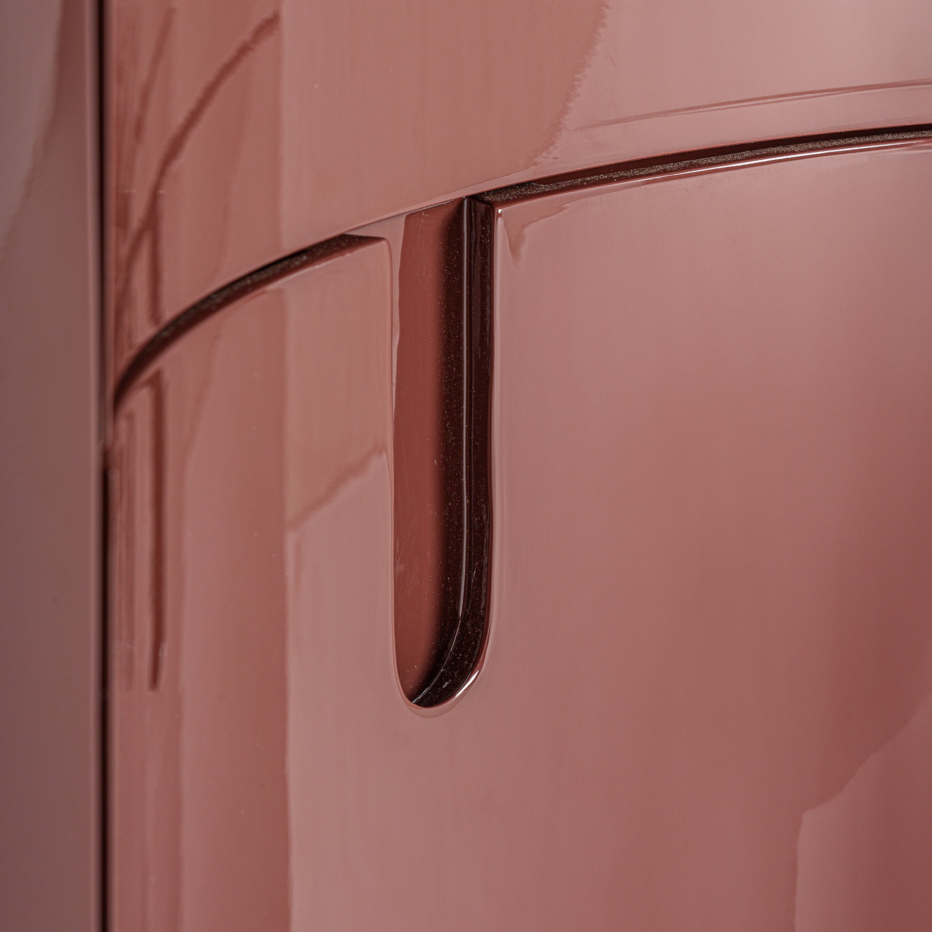 RUBRA BEDSIDE TABLE in a modern interior setting