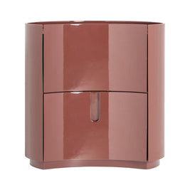 RUBRA BEDSIDE TABLE in a modern interior setting