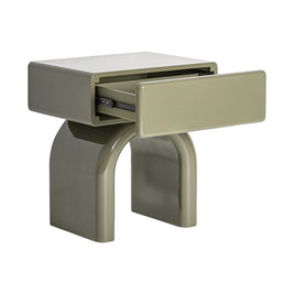 STAGE BEDSIDE TABLE in a modern interior setting