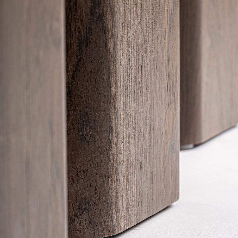 ATLAS CONSOLE TABLE in a modern interior setting