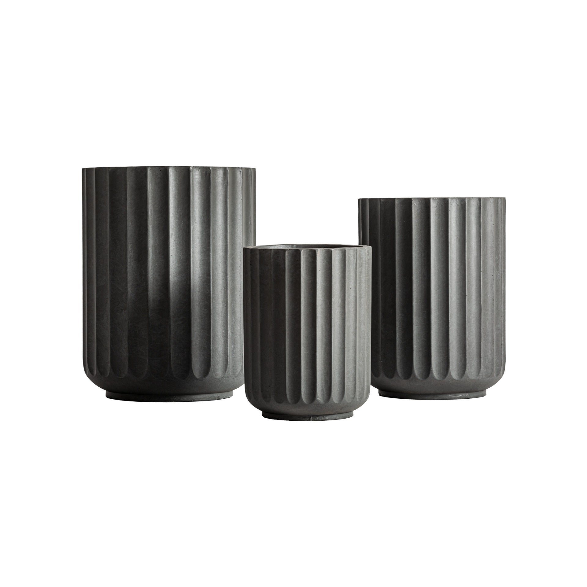 TAVO PLANT POT (SET OF 3) in a modern interior setting