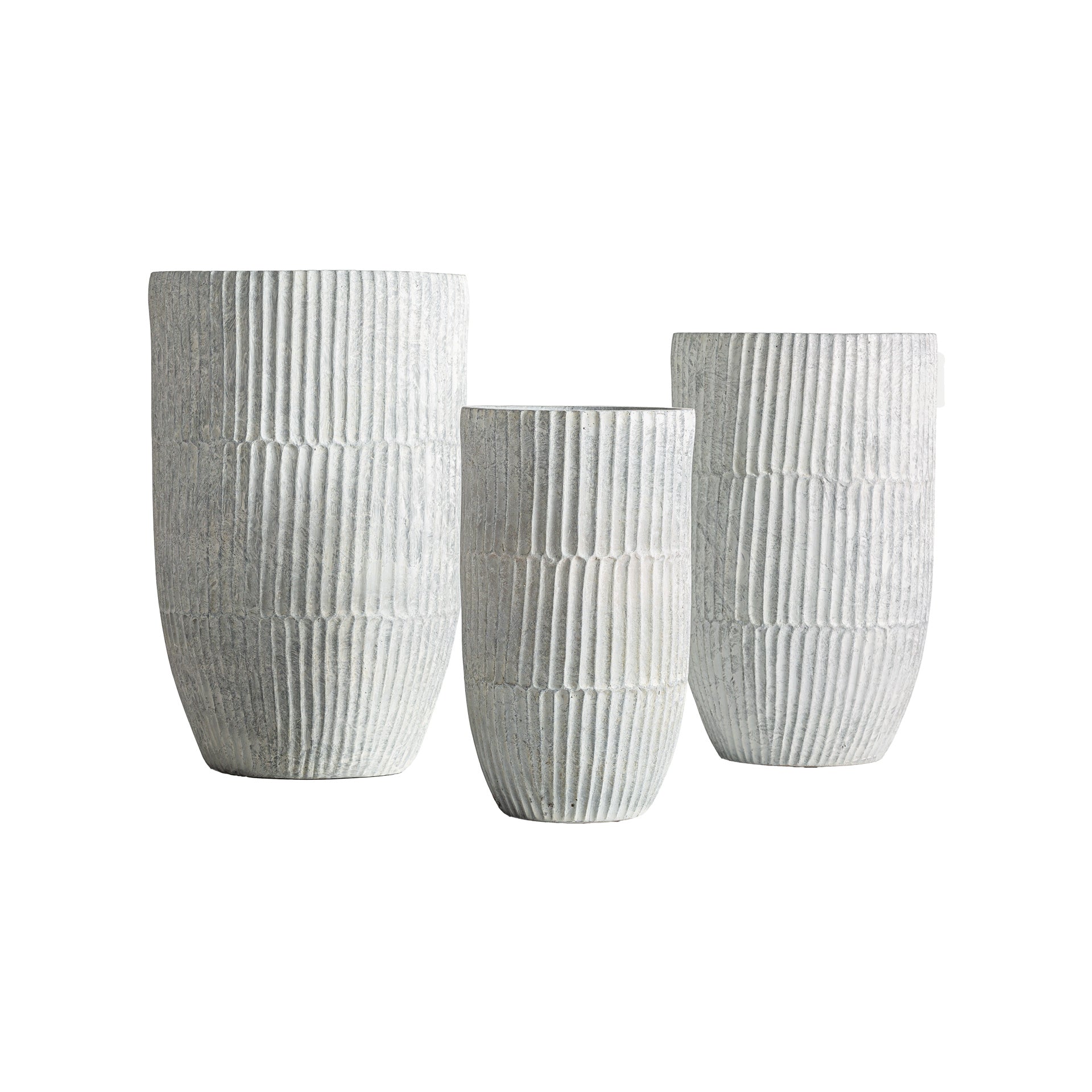 LUME PLANT POT (SET OF 3) in a modern interior setting
