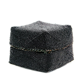 The Beaded Basket - Black - Large