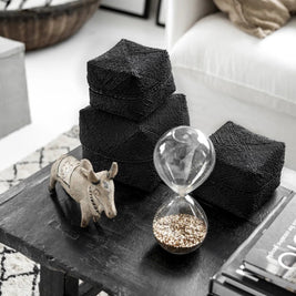 The Beaded Basket - Black - S