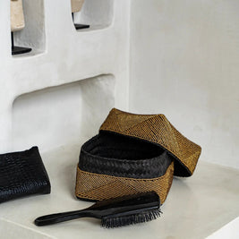 The Beaded Basket - Gold - L