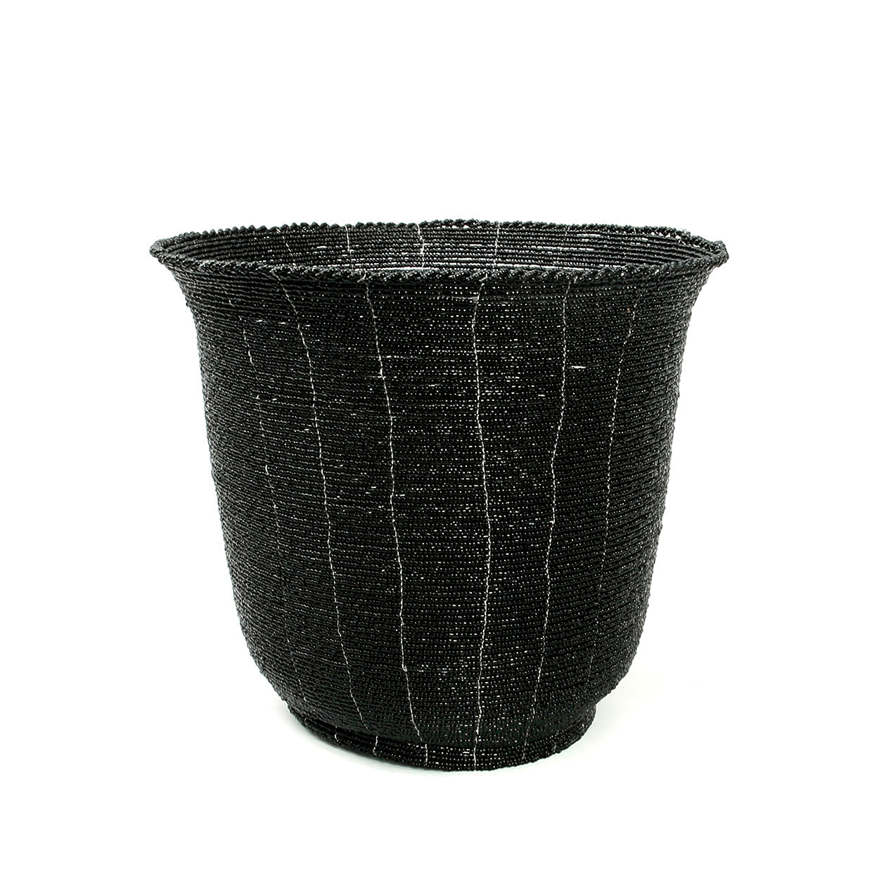 The High Beaded Bowl - Black - Large