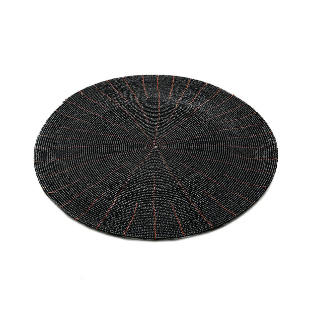 The Beaded Placemat - Black