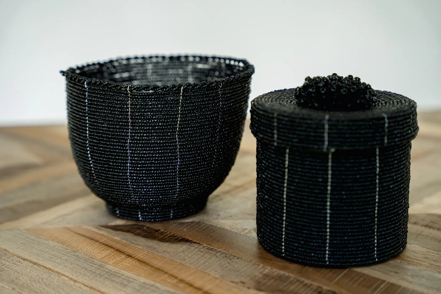 The Beaded Sweets Bowl - Black - M