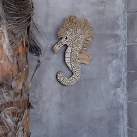 The Shell Sea Horse - White