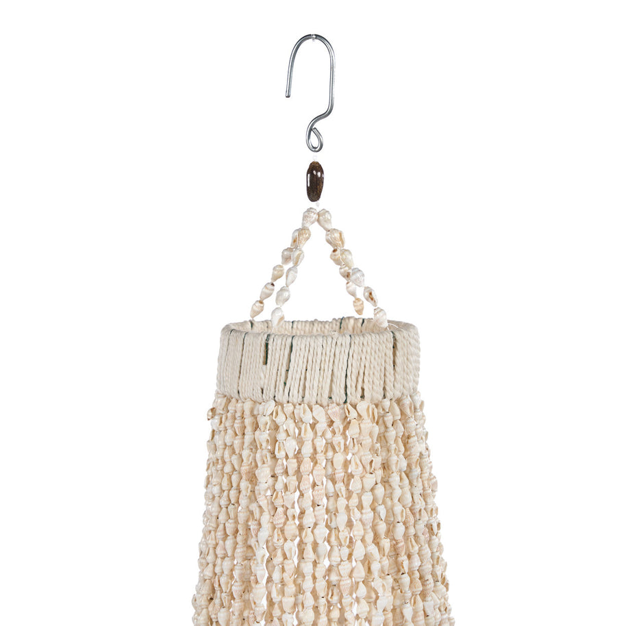 The Ocean Tower Shell Chandelier - Natural - L