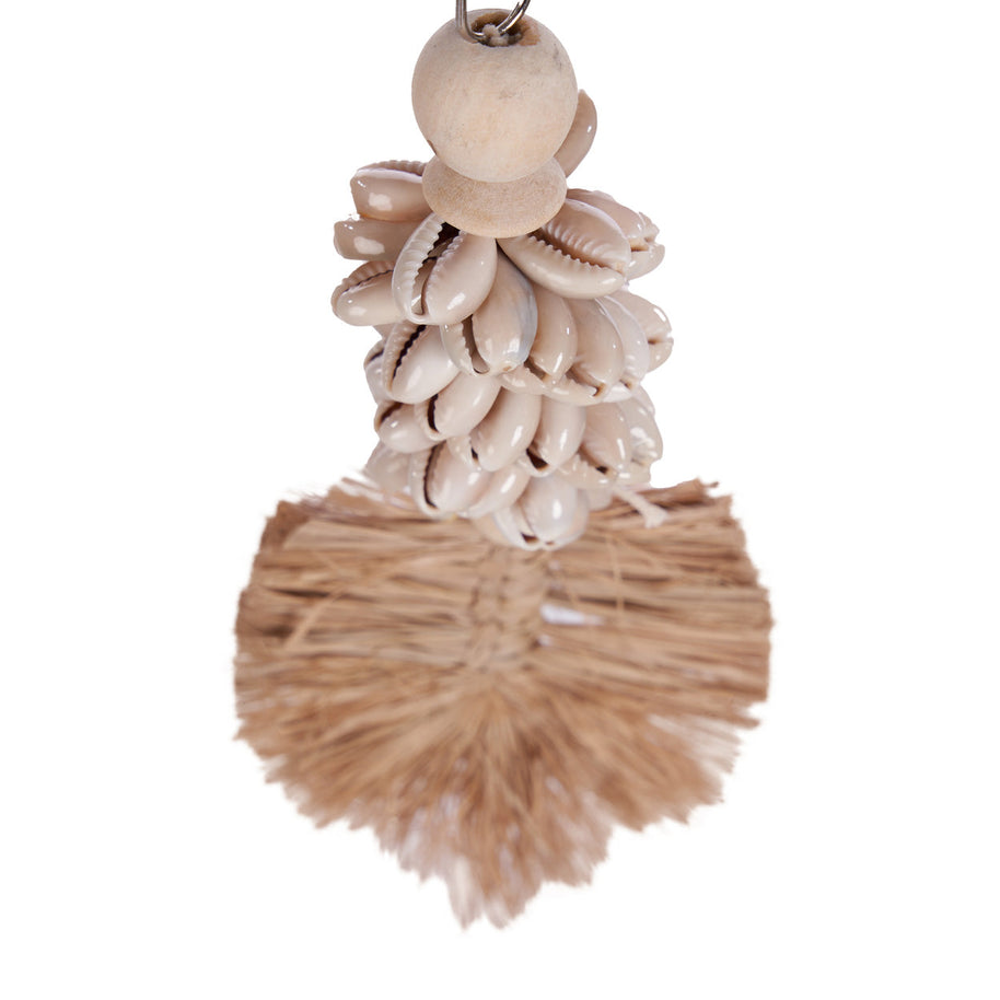 The Komodo Leaf Keyring - Natural