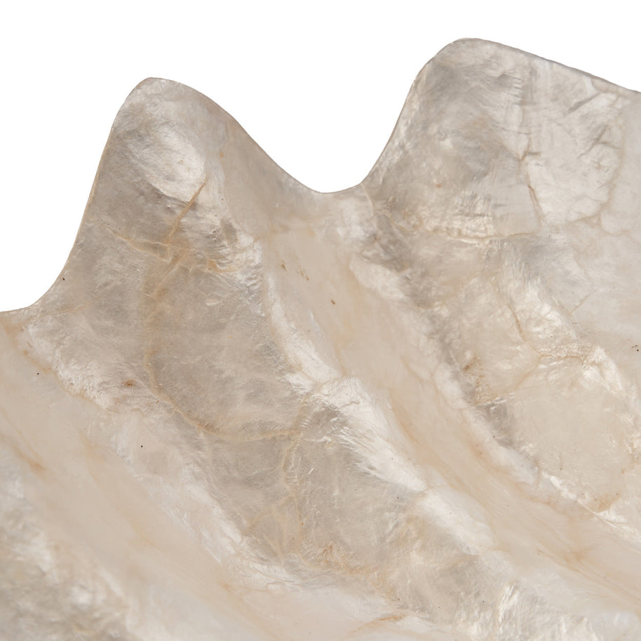 Mother-of-Pearl Soap Dish - White - M