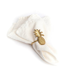 The Pineapple Napkin Ring - Gold
