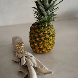 The Pineapple Napkin Ring - Gold
