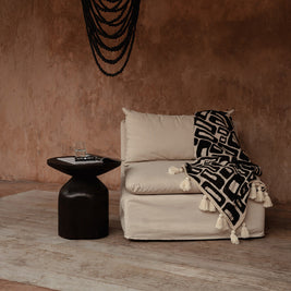 The Drumline Side Table - Dark Walnut