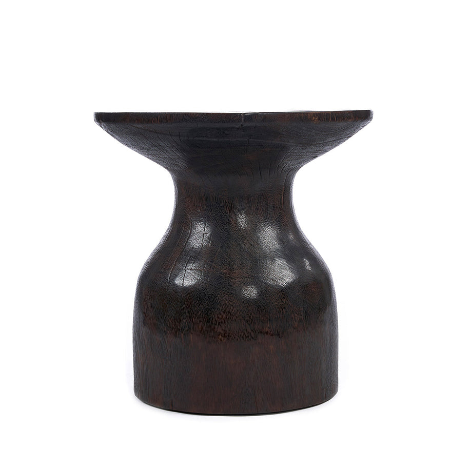 The Hourglass Side Table - Dark Walnut