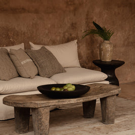 The Hourglass Side Table - Dark Walnut