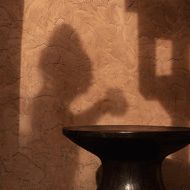 The Hourglass Side Table - Dark Walnut