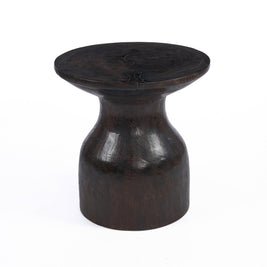The Hourglass Side Table - Dark Walnut