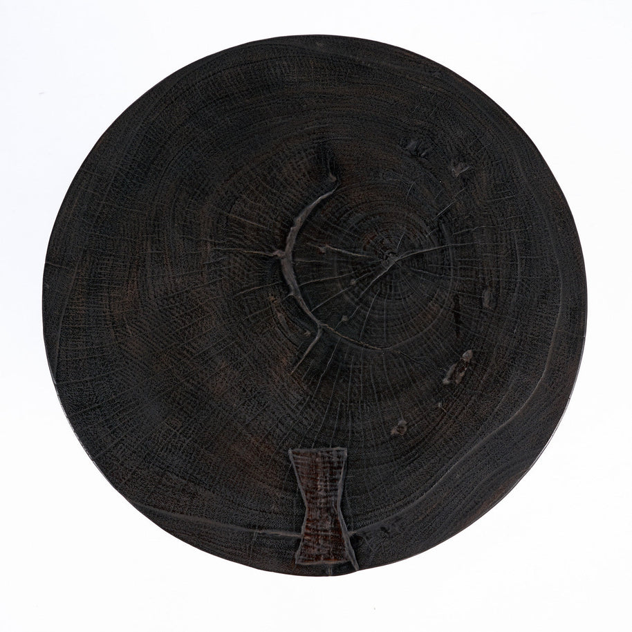 The Hourglass Side Table - Dark Walnut
