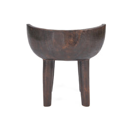 The Sit Happens Low Chair - Dark Walnut
