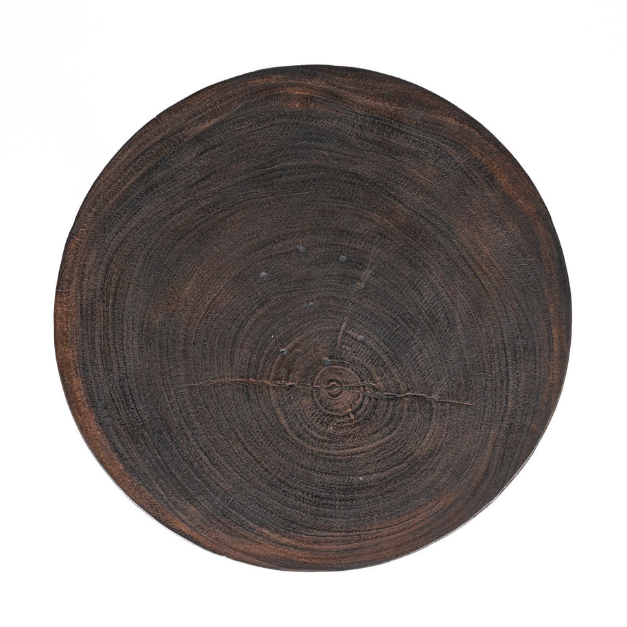 The Cone Alone Side Table - Dark Walnut