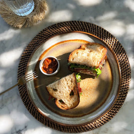 The Colonial Placemat - Natural Brown